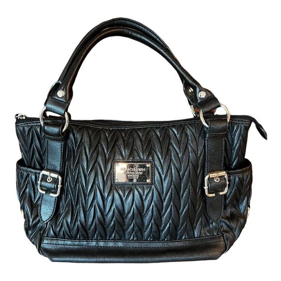 Relic Brand Collection Purse Black Textured Shoulder Strap - Picture 1 of 8